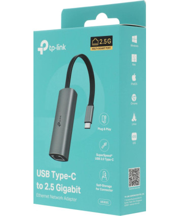Проводной сетевой Type-C LAN адаптер TP-LINK UE302C