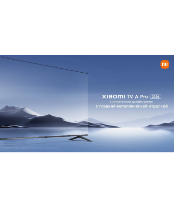 Телевизор 55" Xiaomi TV A PRO 55 2026 DLED QLED (L55MB-APRU), черный