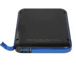 Внешний накопитель HDD 1000Gb Silicon Power Armor A62 USB 3.0 (SP010TBPHD66SS3K), синий