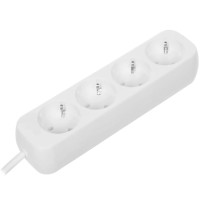 Удлинитель с заземлением Defender E450, 5.0 м, 4 розетки