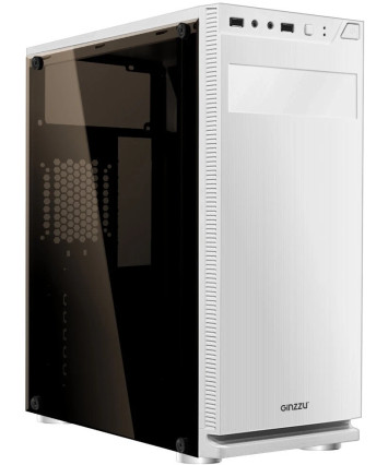 Корпус ATX без БП Ginzzu A290 Window Белый