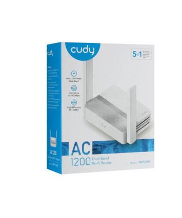 Беспроводной маршрутизатор Cudy WR1200E, белый