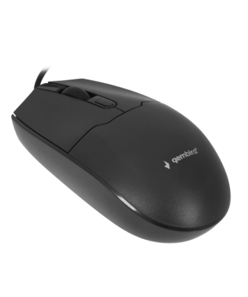 Мышь проводная Gembird MOP-430, черный, USB