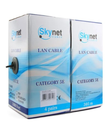 Кабель внешний витая пара Бухта 305м SkyNet  UTP5e 4pr ( 0.51mm), медь CSP-UTP-4-CU-OUT