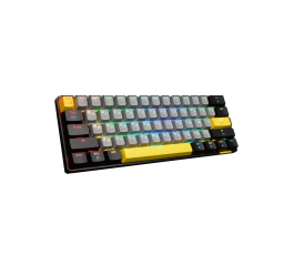 Клавиатура механическая PANTEON T3 PRO CS HS, 60%, RGB, серый/черный (39)