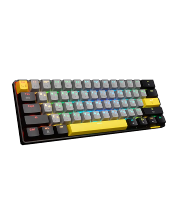 Клавиатура механическая PANTEON T3 PRO CS HS, 60%, RGB, серый/черный (39)