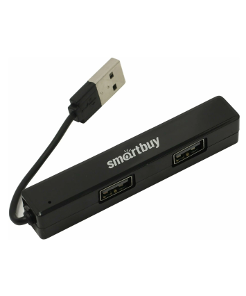 USB-концентратор Smartbuy 408 (4 порта USB 2.0), черный