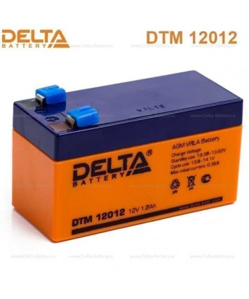 Аккумулятор Delta DTM 12012 12V 1.2Ah