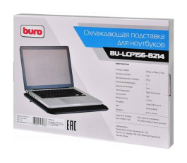 Охлаждающая подставка для ноутбука Buro BU-LCP156-B214 (15.6")