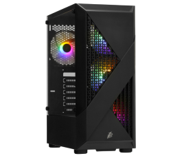 Корпус компьютерный ATX без БП 1STPLAYER FIREROSE F3-A черный