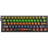 Клавиатура механическая Redragon Fizz, прозрачный/черный (71737)