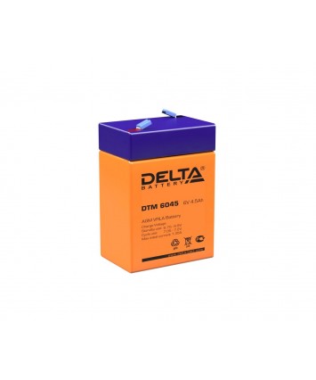 Аккумулятор Delta DTM 6045 6V 4,5Ah