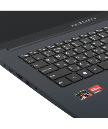 Ноутбук Maibenben M17A (M17A-i322UMF1SLURE3) 17.3", IPS, i3-1220P/16/512, синий (мышка + коврик)