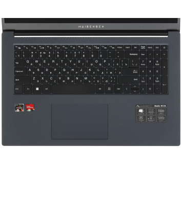 Ноутбук Maibenben M17A (M17A-i322UMF1SLURE3) 17.3", IPS, i3-1220P/16/512, синий (мышка + коврик)