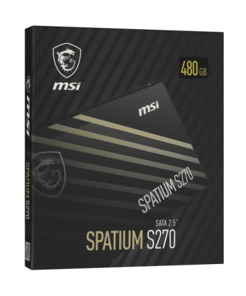 Накопитель SSD SATA 2,5" 480Gb MSI SPATIUM S270 Накопитель SSD SATA 2,5" 480Gb MSI SPATIUM S270
