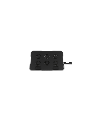 Охлаждающая подставка для ноутбука PANTEON CP-166 RGB Black 9"-17", USB, 6 вентиляторов