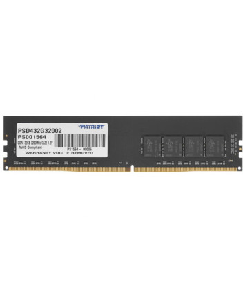 Модуль памяти DDR4 32Gb PC25600 3200MHz Patriot (PSD432G32002) Модуль памяти DDR4 32Gb PC25600 3200MHz Patriot (PSD432G32002)