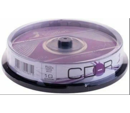 Оптический диск CD-R Smartbuy 700Mb, 52x, кейк-бокс (10шт)
