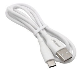 Кабель USB - Type-C, Smartbuy S25, 3А, 1м, белый