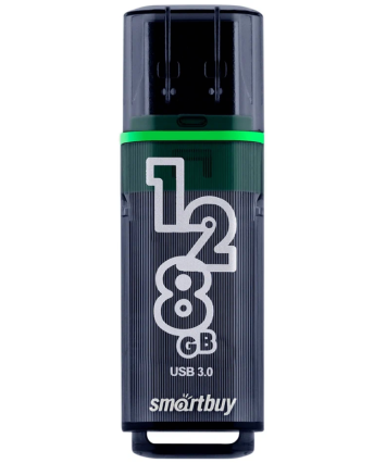 Флеш накопитель 128Gb USB 3.0 SmartBuy Glossy Dark Grey (SB128GBGS-DG)