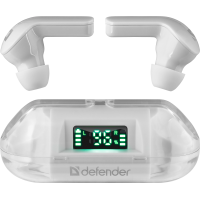 Bluetooth Гарнитура Defender Twins 916 белый,TWS