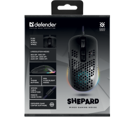 Мышь игровая Defender Shepard GM-620L