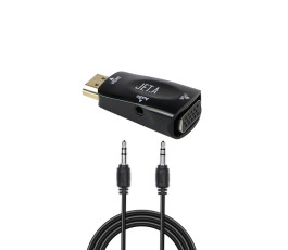 Переходник (видеоконвертер) HDMI (Male) - VGA (Female) Jet.A JA-HV01