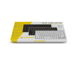 Клавиатура беспроводная JETACCESS SLIM LINE K2 BT серебристый