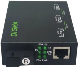 Медиаконвертер Digma DMC-1G53-20B