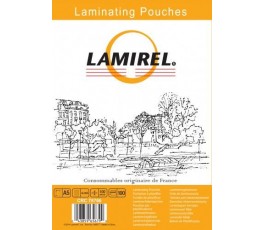 Плёнка для ламинирования А5 (154х216мм) 75 микрон (100 л.) (LA-78766) Lamirel