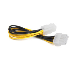 Переходник питания процессора Aceline 4pin(M) - EPS 8pin(F), 0.13m