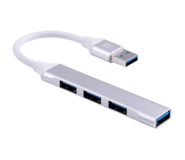 USB-концентратор Defender HB-06 (3 порта USB 2.0, USB 3.0), кабель USB