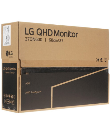 Монитор 27" LG 27QN600-B (QHD, 75Hz)