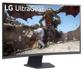 Монитор 31.5" LG 32GS60QC-B (QHD, 180Hz), изогнутый, черный