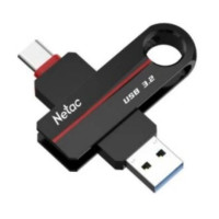 Флеш накопитель 32Gb USB 3.2+Type-C Netac US18 (NT03US18C-032G-32BK)