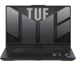 Ноутбук ASUS TUF Gaming F17 (FX707VJB-HX098) 17.3", IPS, i5-210H/16/512/RTX3050, серый