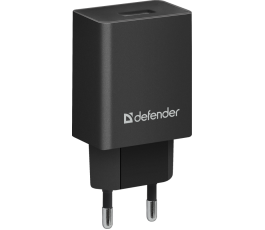 Универсальное СЗУ DEFENDER EPA-10 (1 USB, 2.1А), черный
