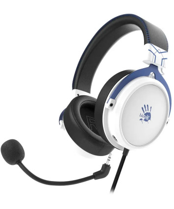 Гарнитура A4Tech Bloody M590i, синий/белый , 1м