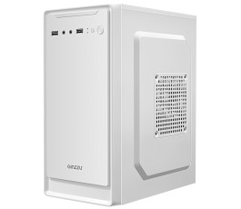 Корпус mATX без БП Ginzzu B185, белый