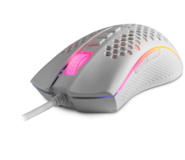 Мышь игровая Redragon Storm, RGB, белый