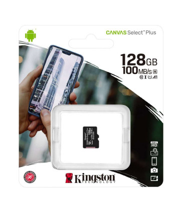 Карта памяти MicroSDXC UHS-I Card 128Gb Kingston Canvas Select Plus (SDCS2/128GBSP)