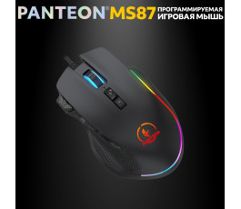 Мышь игровая PANTEON MS87, чёрная USB