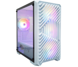 Корпус mATX без БП 1STPLAYER TRILOBITE T5 белый