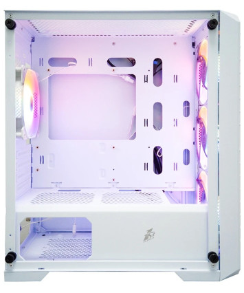 Корпус mATX без БП 1STPLAYER TRILOBITE T5 белый