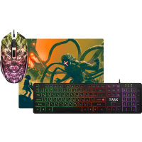 Проводной игровой набор клавиатура + мышь + коврик Defender Tark C-779