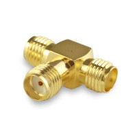 Переходник Т-типа SMA(female) - SMA(female) -SMA(female)