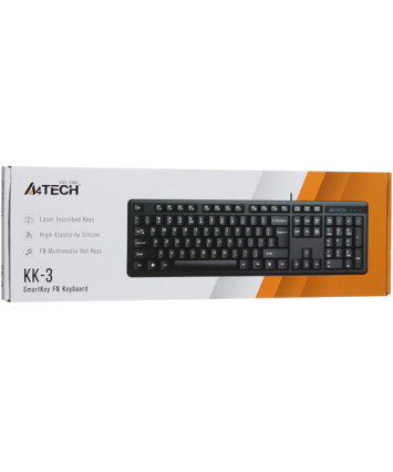 Клавиатура A4Tech KKS-3 черный USB