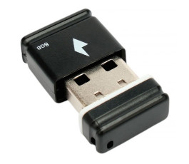 Флеш накопитель 8Gb USB 2.0 Gembird GFL-2.0-8mini, черный