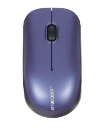 Мышь беспроводная аккумуляторная JETACCESS R95 BT, голубая, USB