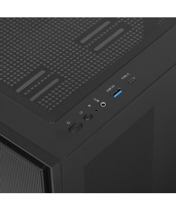 Корпус mATX без БП ARDOR GAMING Rare Minicase N605 ARGB, черный